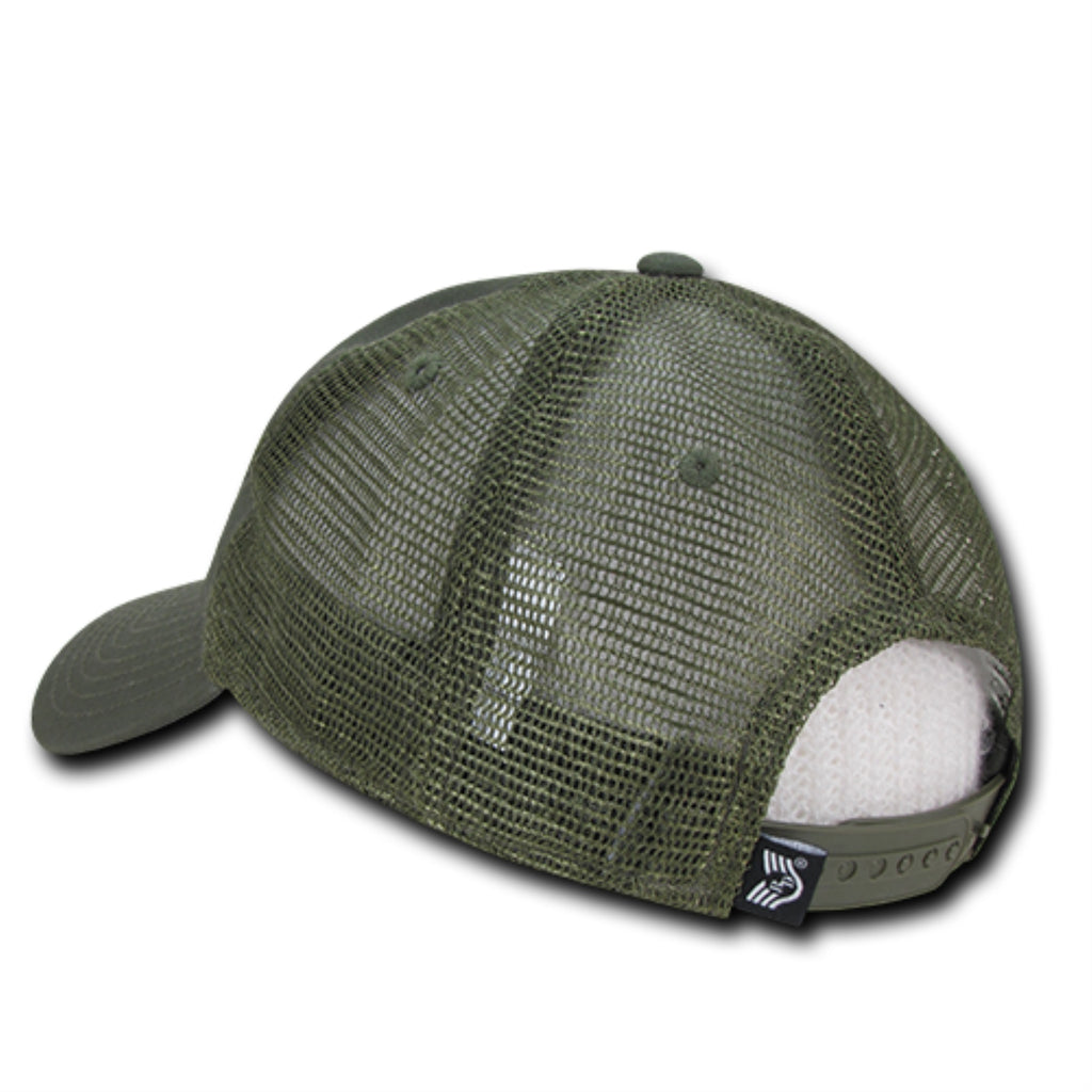 Relaxed Trucker USA, Tonal Flag, Olive