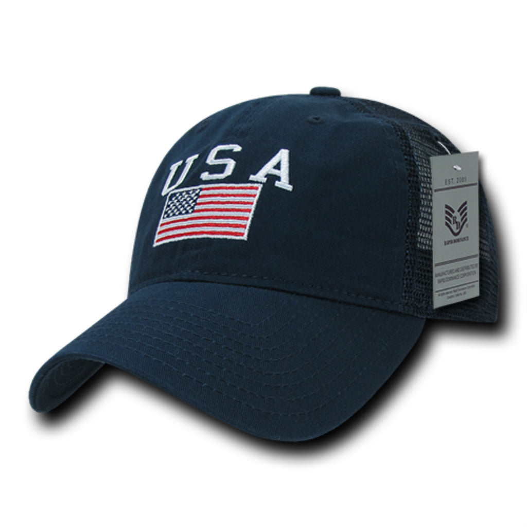 Relaxed Trucker USA, USA, Navy