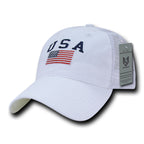 Relaxed Trucker USA, USA, White
