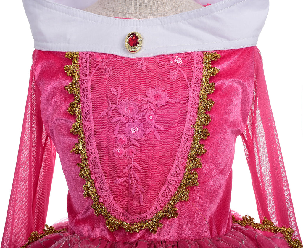 Dressy Daisy Girls Sleeping Princess Dress Up Costume Birthday Halloween Christmas Fancy Party Outfit