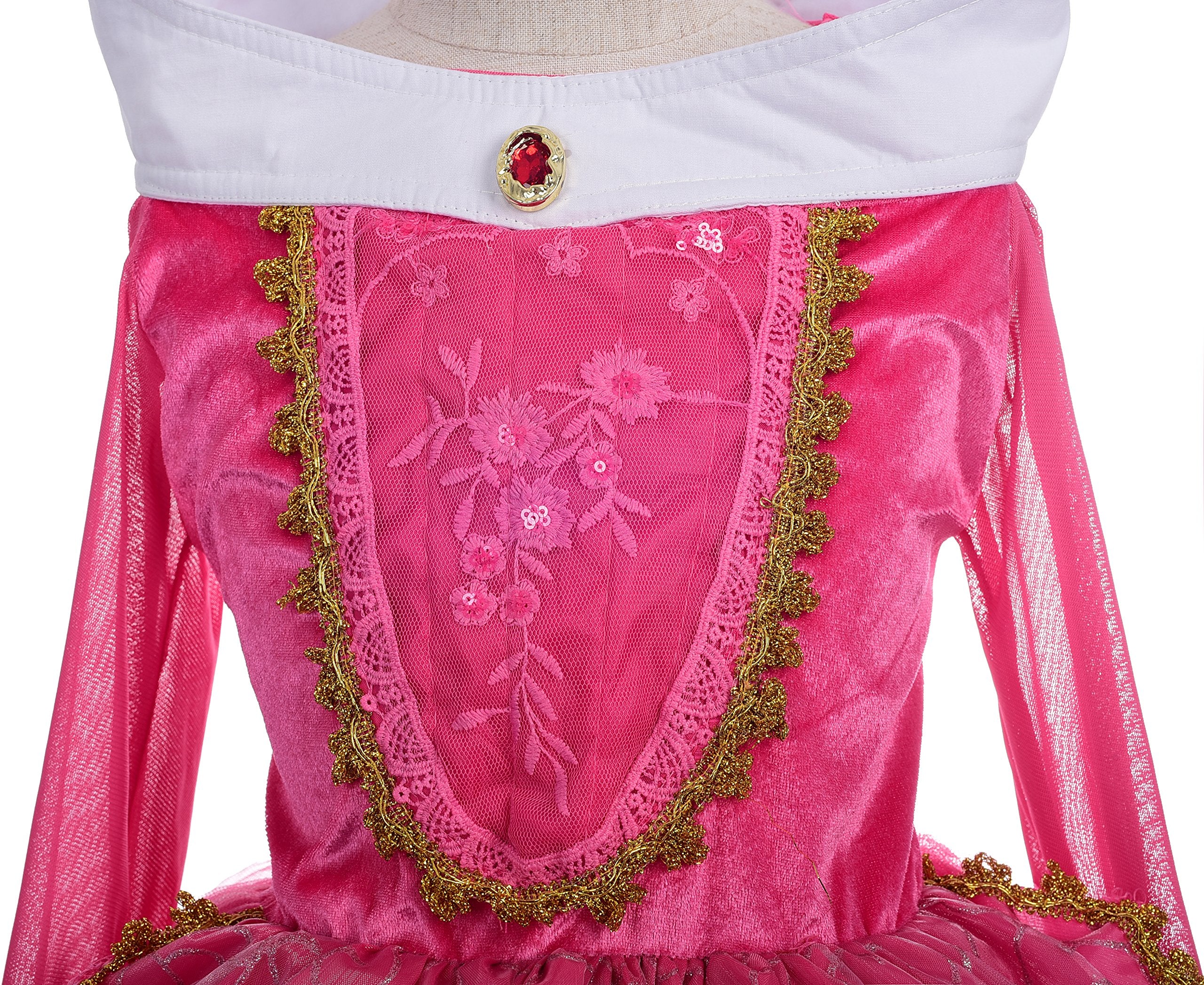 Dressy Daisy Girls Sleeping Princess Dress Up Costume Birthday Halloween Christmas Fancy Party Outfit