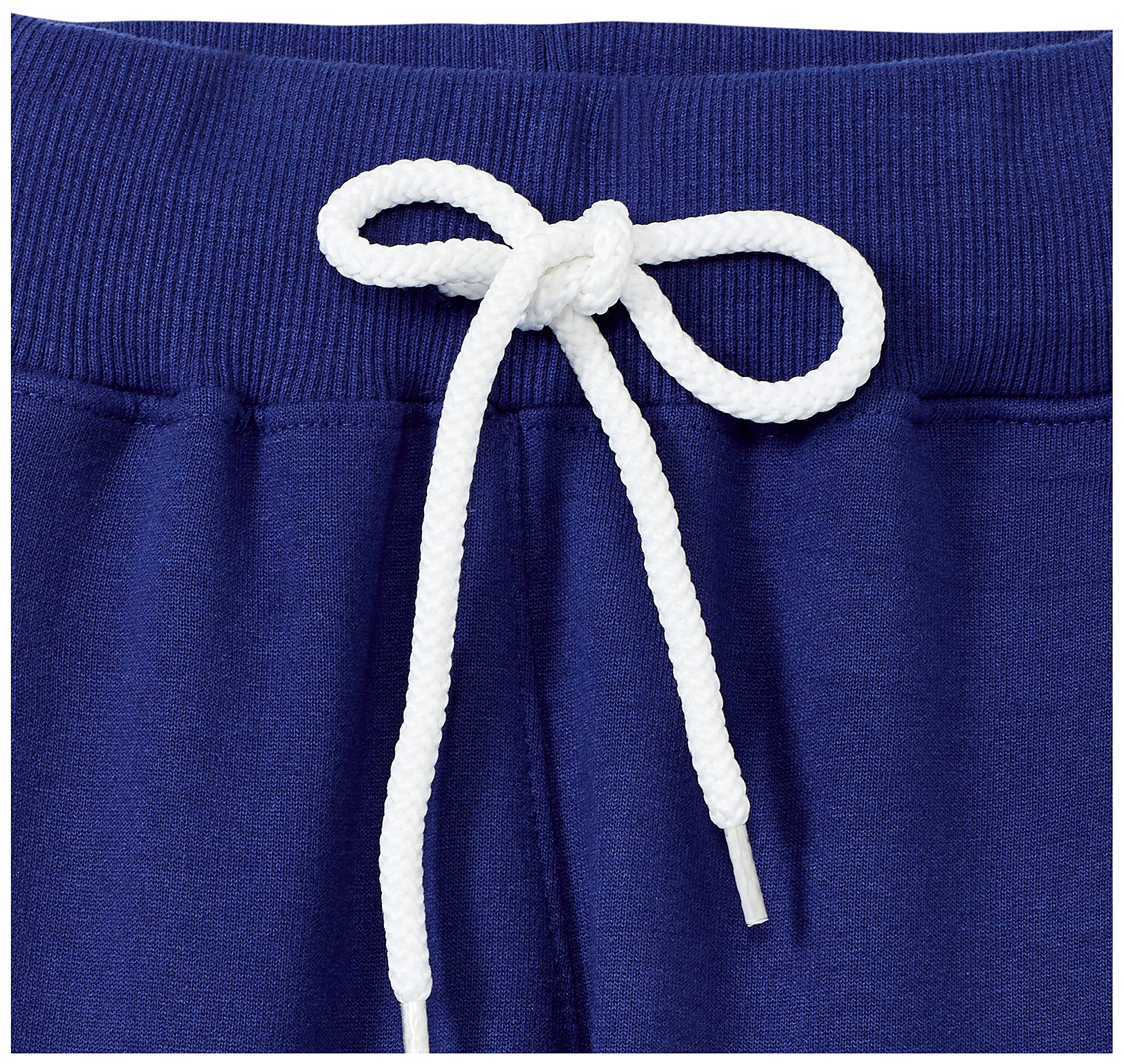 T2F Girls Regular Fit Printed Cotton Joggers Track Pants Royal Blue
