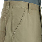 Wrangler Authentics Men's Relaxed Fit Cargo Pant (Logan), British Khaki Twill, 42W x 34L