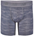 New Balance Men's Big and Tall 6 Boxer Brief Fly Front with Pouch, 3-Pack of Big Man Boxers