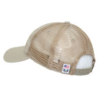 Ripstop Trucker Cap, USA Flag, Khaki