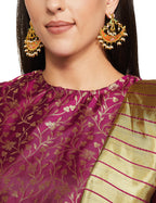 Ketch Polyester Womens Kurta&Sharara&Dupat (Khk3000475_Magenta