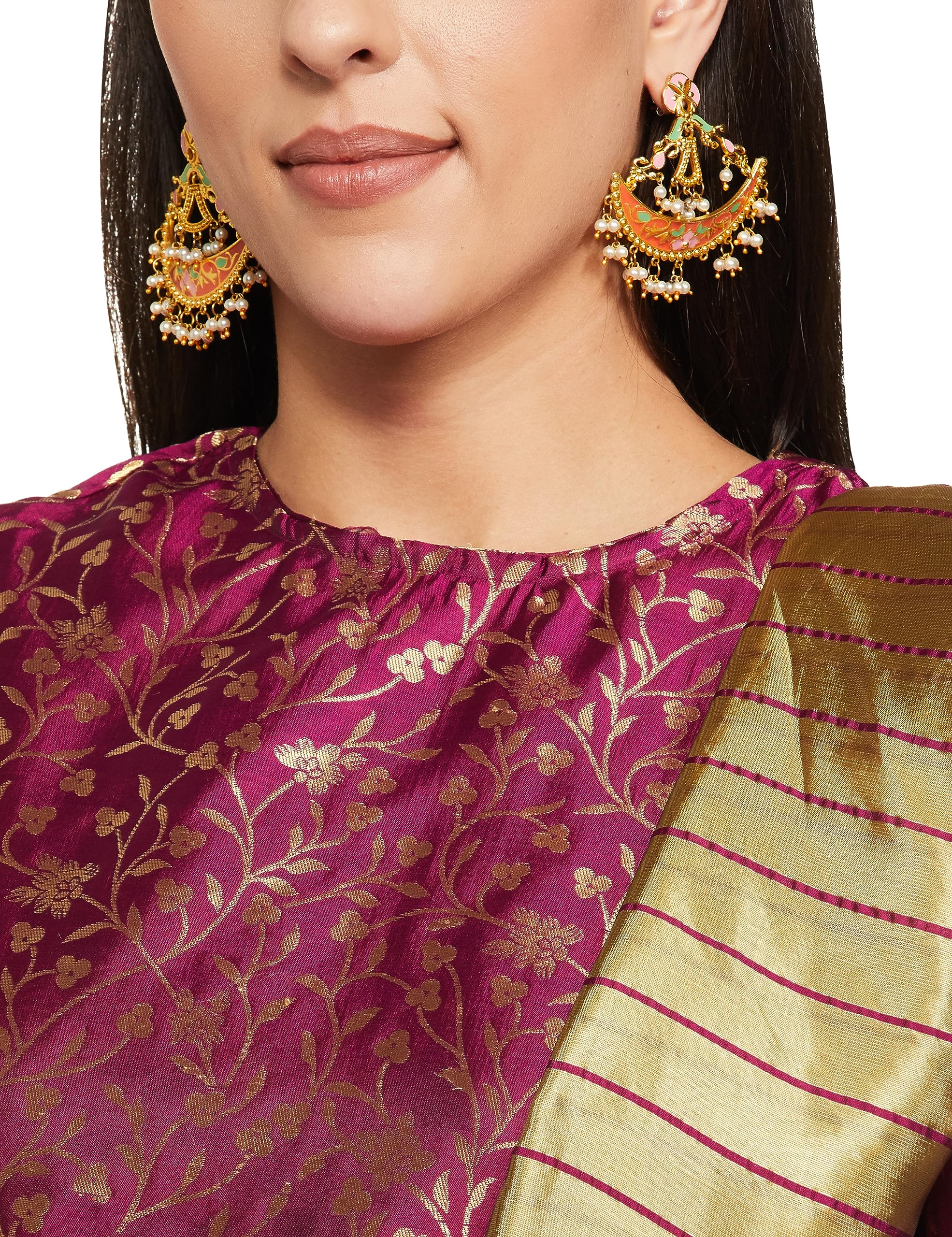 Ketch Polyester Womens Kurta&Sharara&Dupat (Khk3000475_Magenta