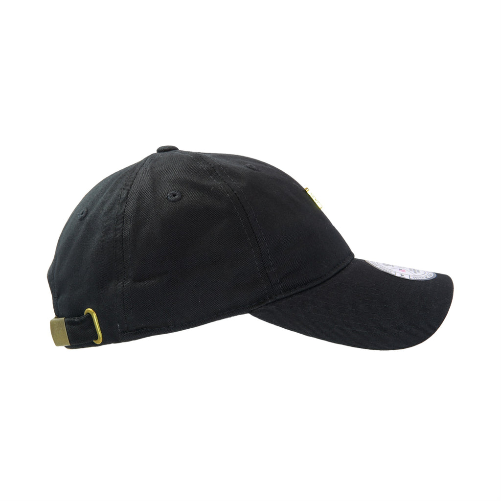 Metal Pin Relaxed Cap, USA, Black