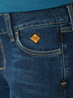 Wrangler Riggs Workwear Women's FR Retro Mae Boot Cut Jean, Dark Indigo, 17-30