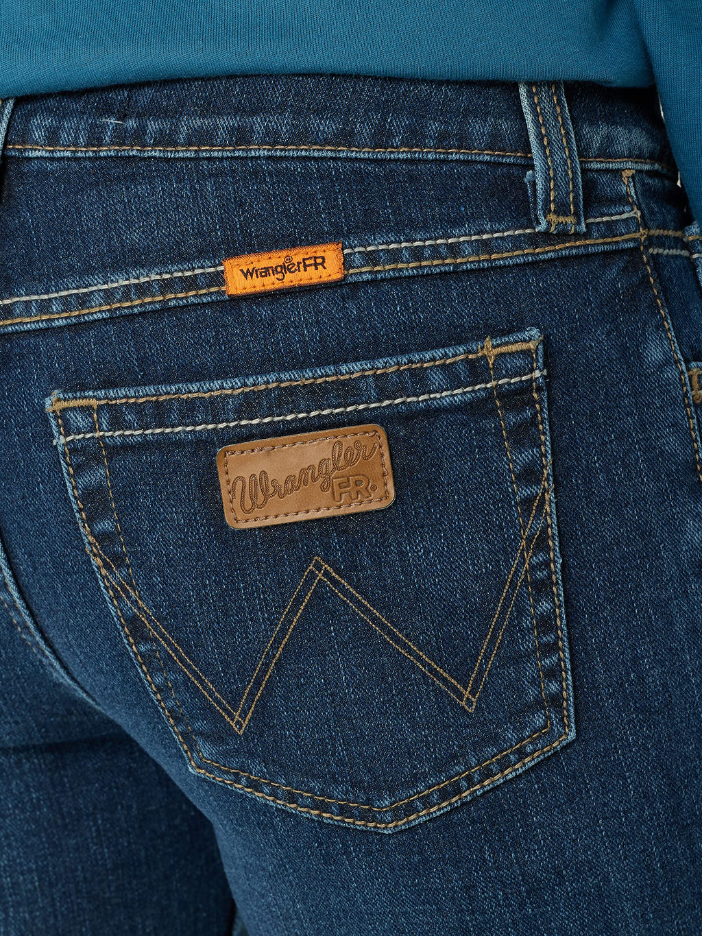 Wrangler Riggs Workwear Women's FR Retro Mae Boot Cut Jean, Dark Indigo, 17-30