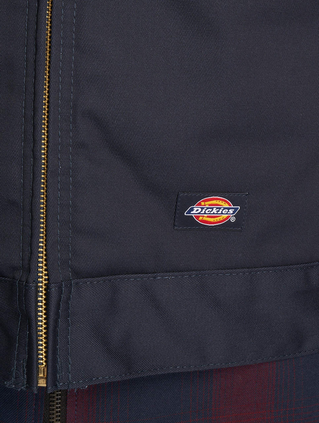 Dickies Mens Insulated Eisenhower Front-Zip Jacket,Dark navy,LargeRegular,Dark navy,LargeRegular