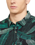 Ketch MenS Slim Fit Shirt (Khsh000513_Black