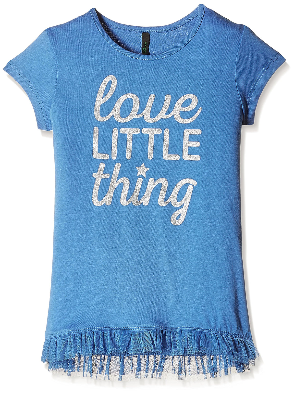 United Colors of Benetton Baby Girls TShirt (16P3TM4C13KPG1AK_Blue_0Y) 0-3
