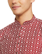 Be Active MenS Traditional Embroidered Lucknowi Full Sleeves Kurta || Cotton Kurta For Men || Men Kurta For Wedding || Kurta Fo