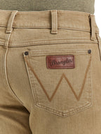 Wrangler Men's Retro Slim Fit Straight Leg Jean, Saddle