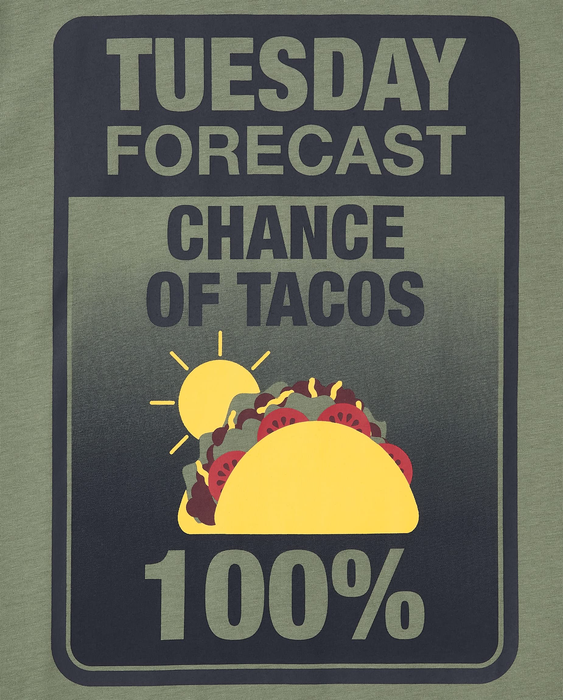 The Children's Place Boys Short Sleeve Graphic T-Shirt 3-Pack, Taco Tues/Give Pizza/Current Mood, Medium