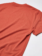 Dickies mens Heavyweight Crew Neck Short Sleeve Tee Big-tall T Shirt, Rustic Red Heather, Large Tall US