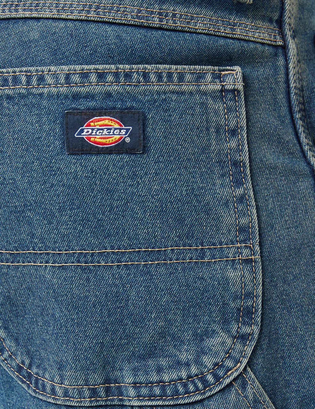 Dickies mens Relaxed Fit Carpenter jeans, Tinted Heritage Khaki, 36W x 34L US