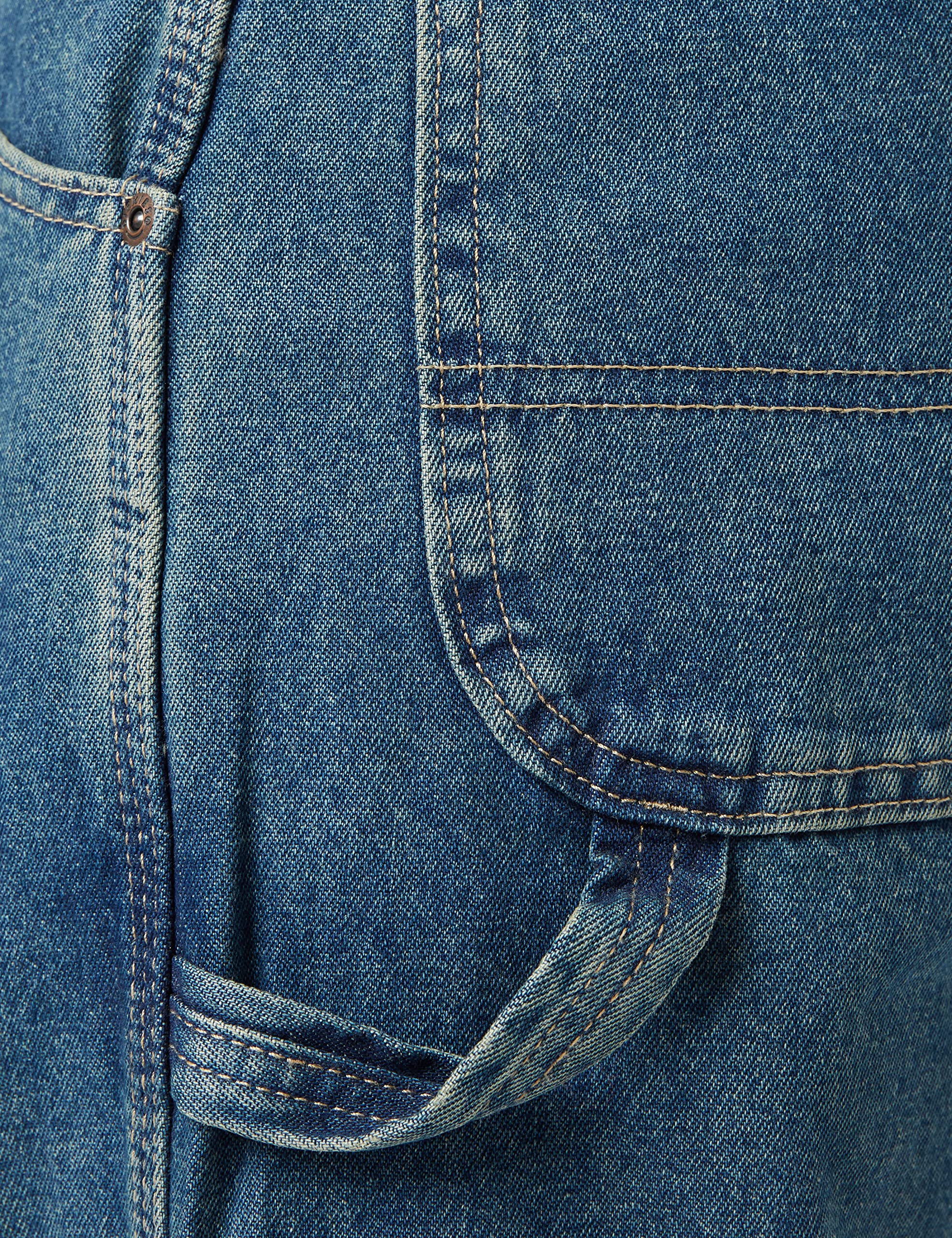 Dickies mens Relaxed Fit Carpenter jeans, Tinted Heritage Khaki, 42W x 30L US