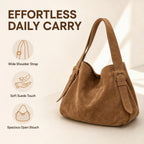 2026 New Vintage Brown Large Capacity Bucket Bag, Can Be Used As Shoulder Bag, Underarm Bag, Crossbody Bag