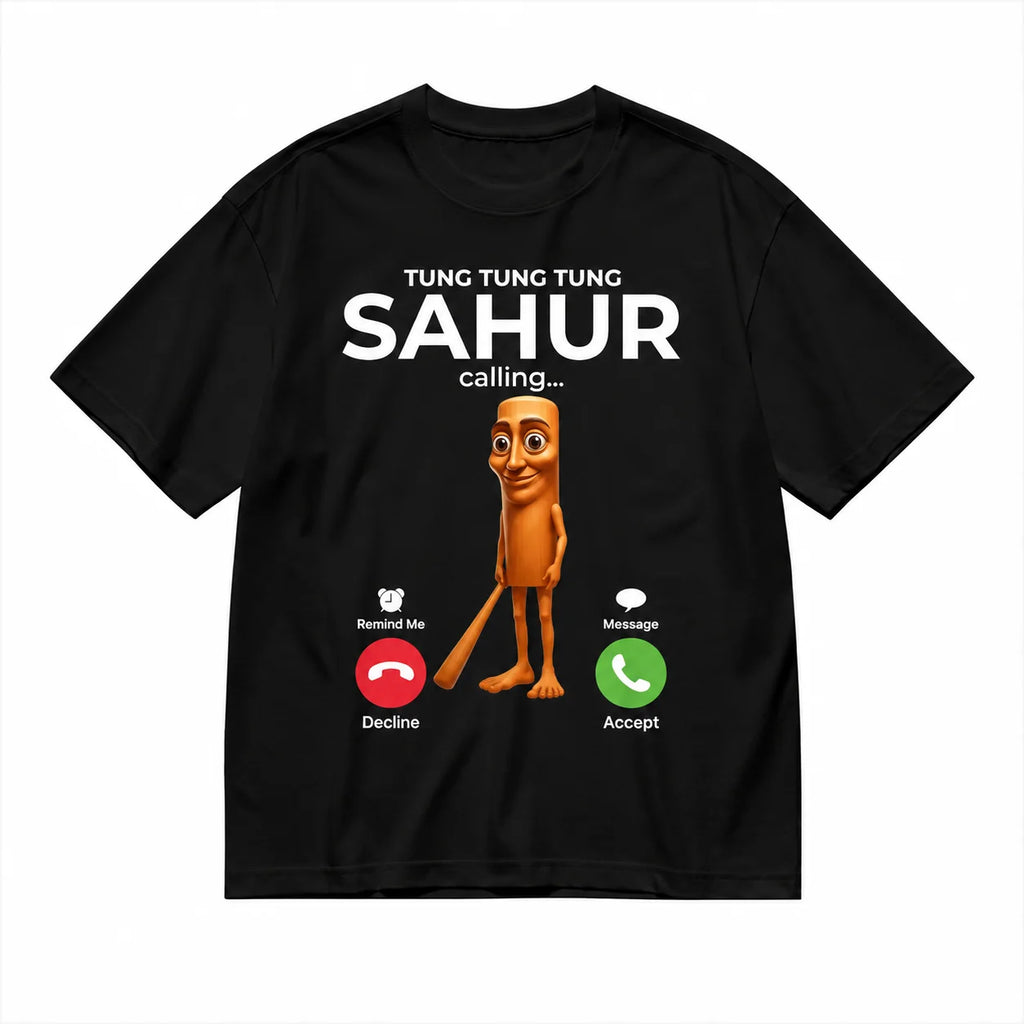 Summer Unisex Tung Tung Tung Sahur T Shirt Women Graphic Streetwear Comfortable，Funny Meme Brainrot T-Shirt Short Sleeve Fashion Clothing