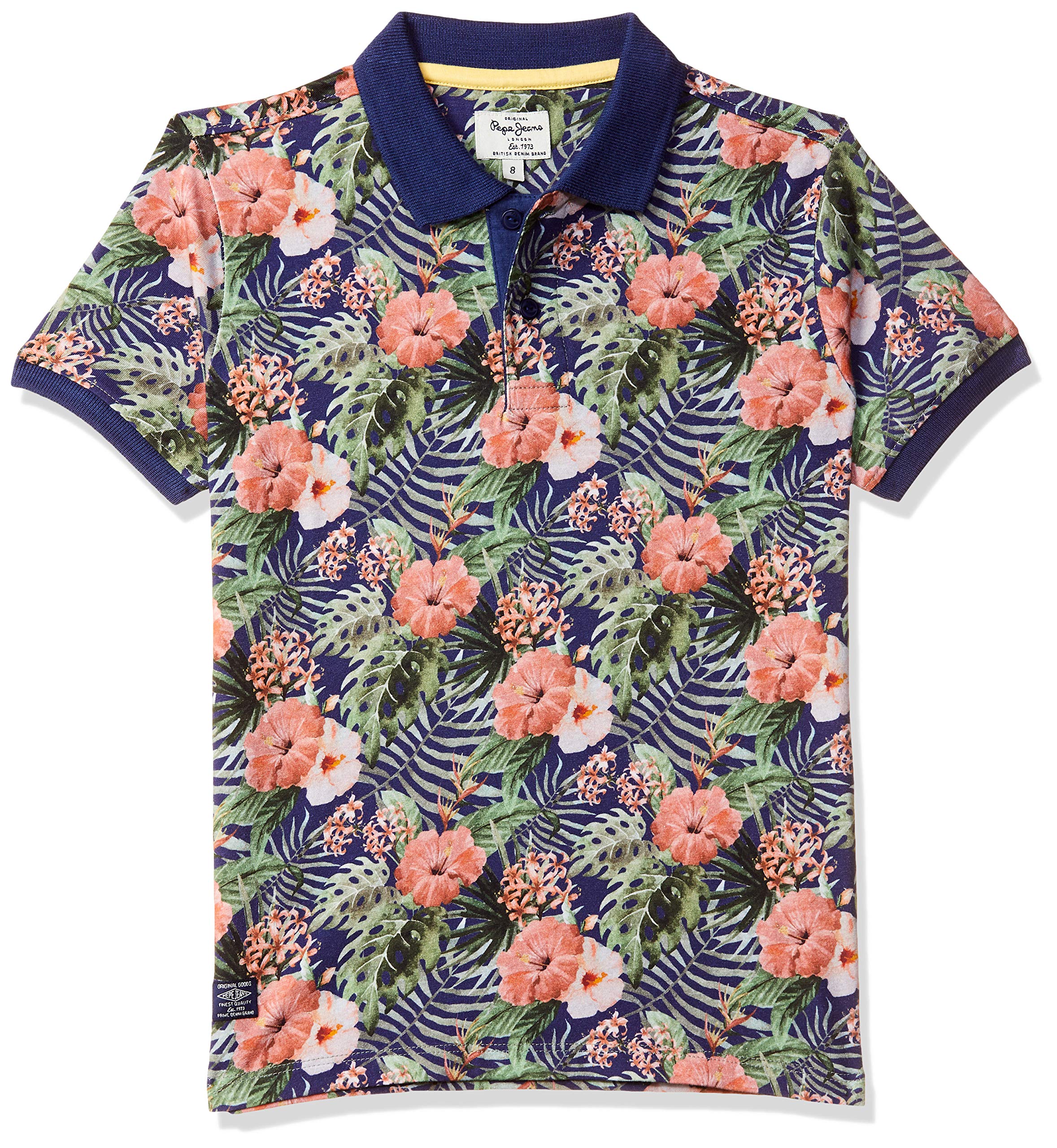 Pepe Jeans Boys Floral Regular Fit T-Shirt (Pb540521_Multi_8)