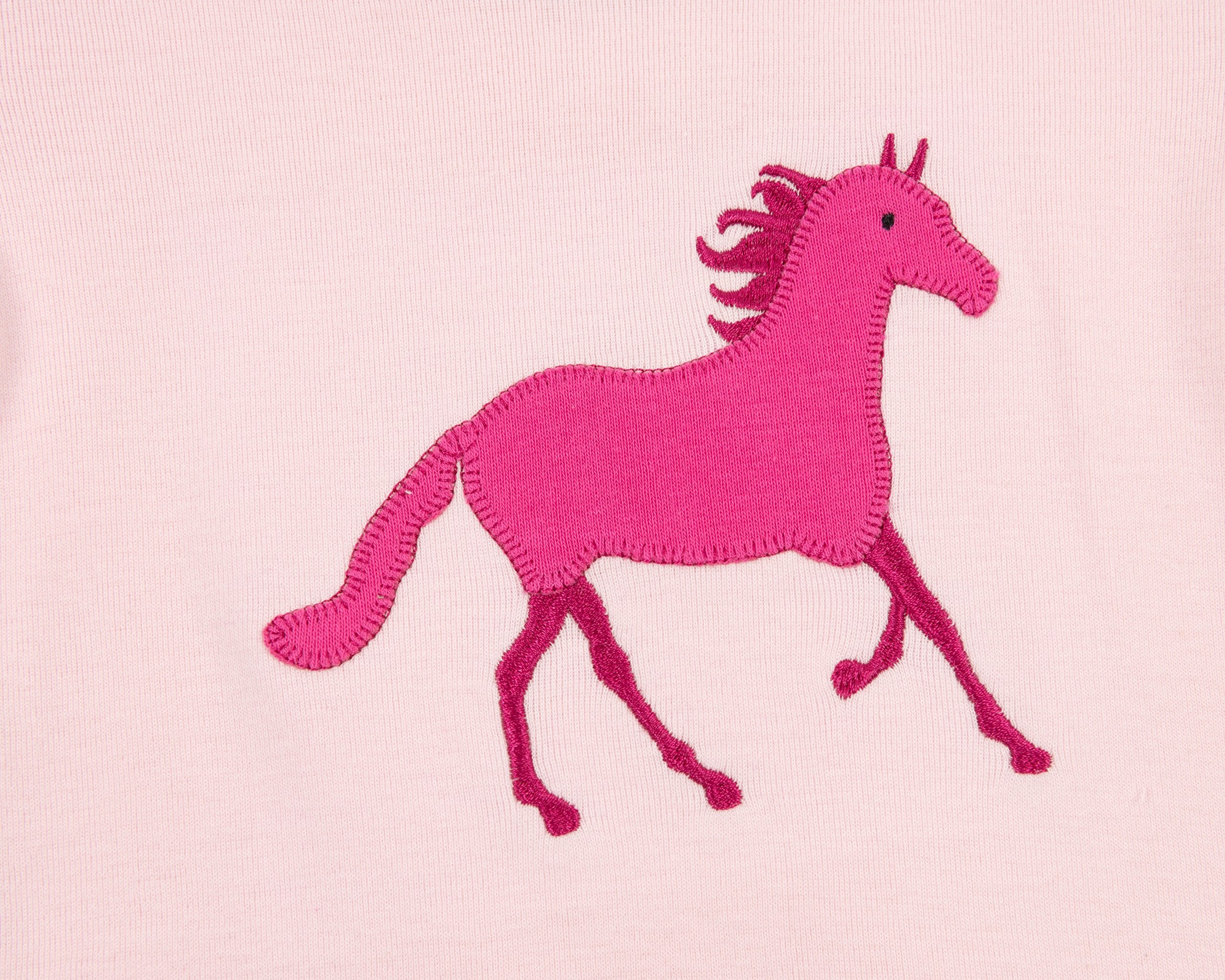 Leveret Shorts Matching Doll & Girl Horse 2 Piece Pajama Set 100% Cotton Size 10 Years