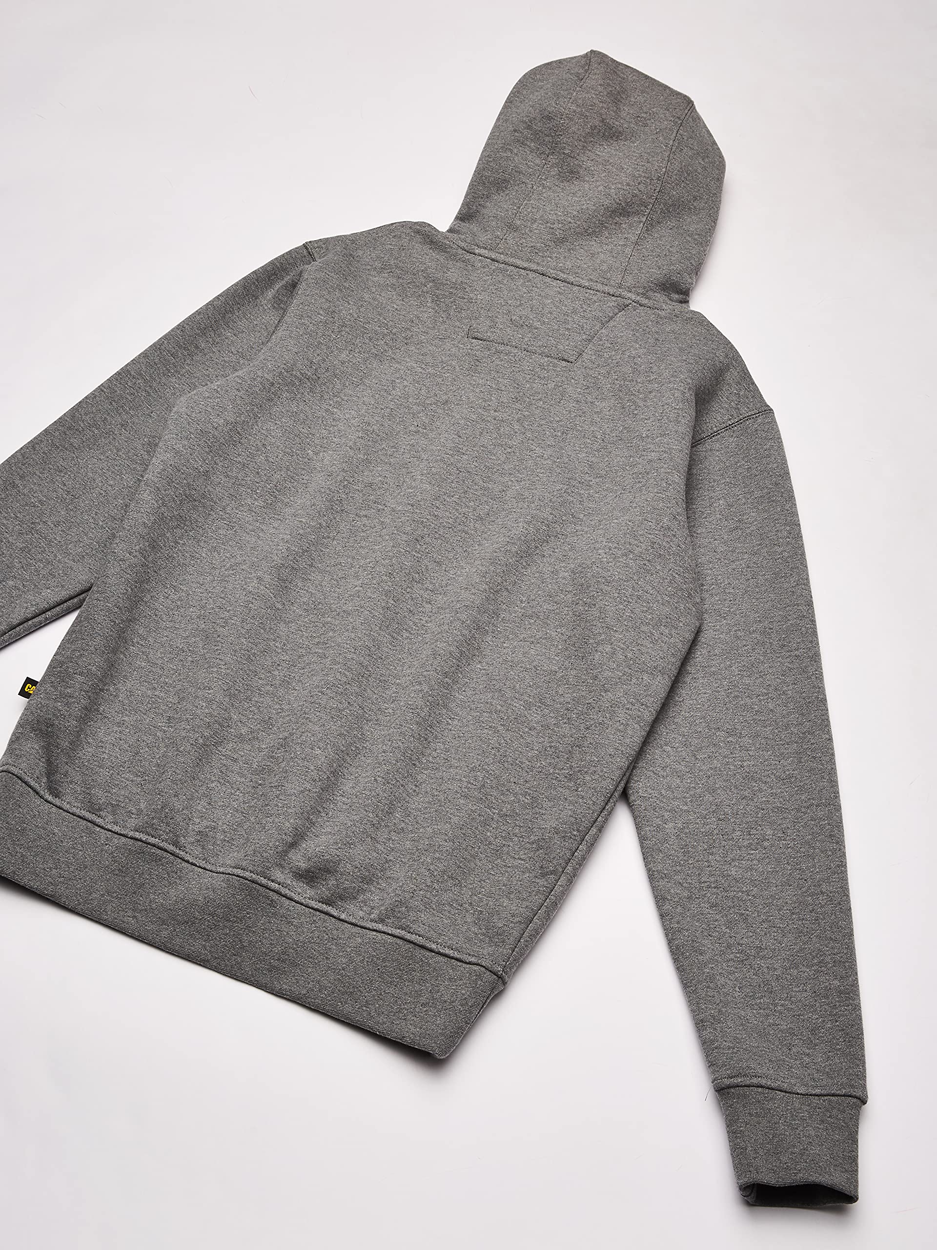 Caterpillar Men's Trademark Hoodies with Embroidered CAT Front Logo, S3 Cord Management System and Pouch Pocket, Dark Heather Gr
