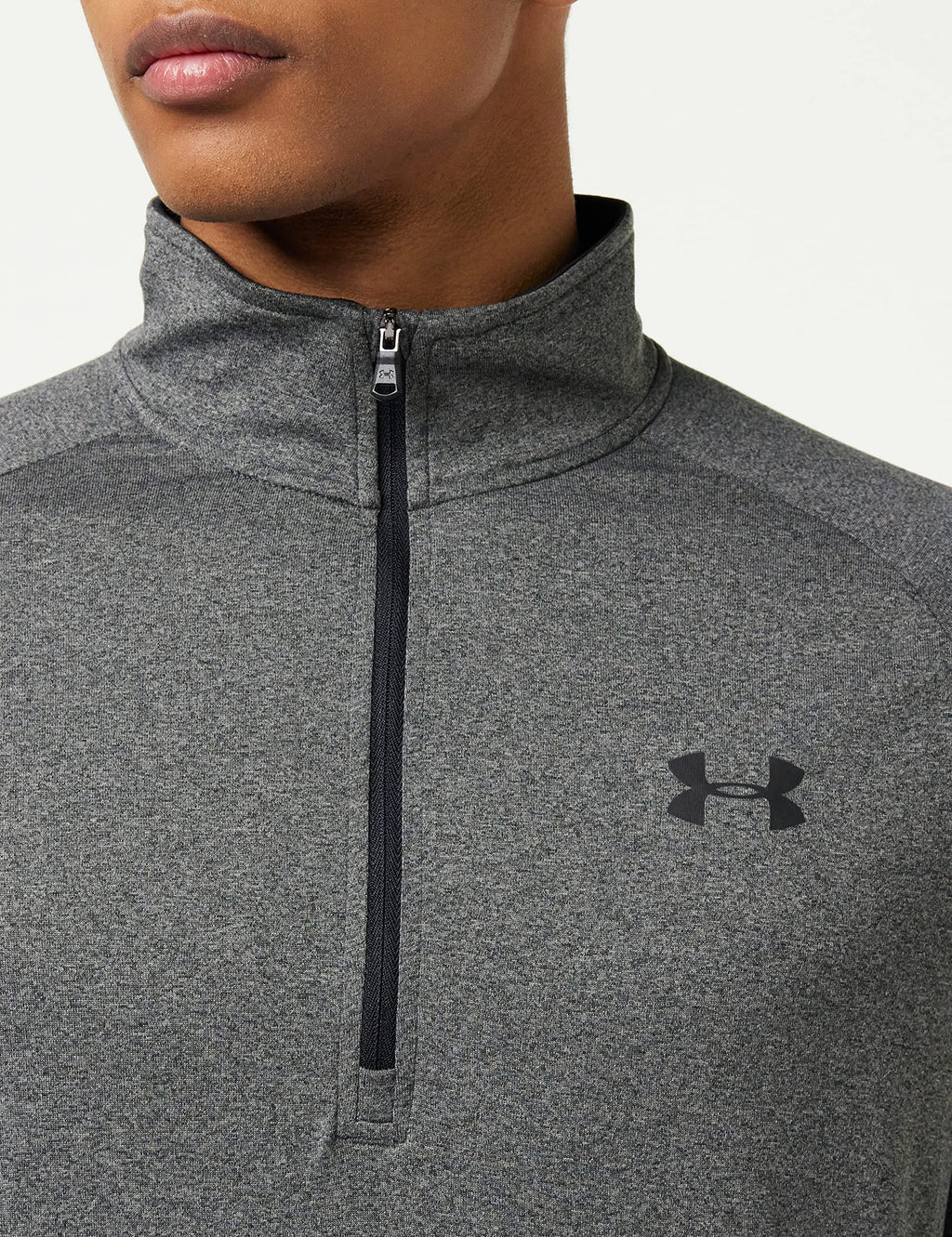 Under Armour Men's UA Tech  Zip Long Sleeve LG Gray