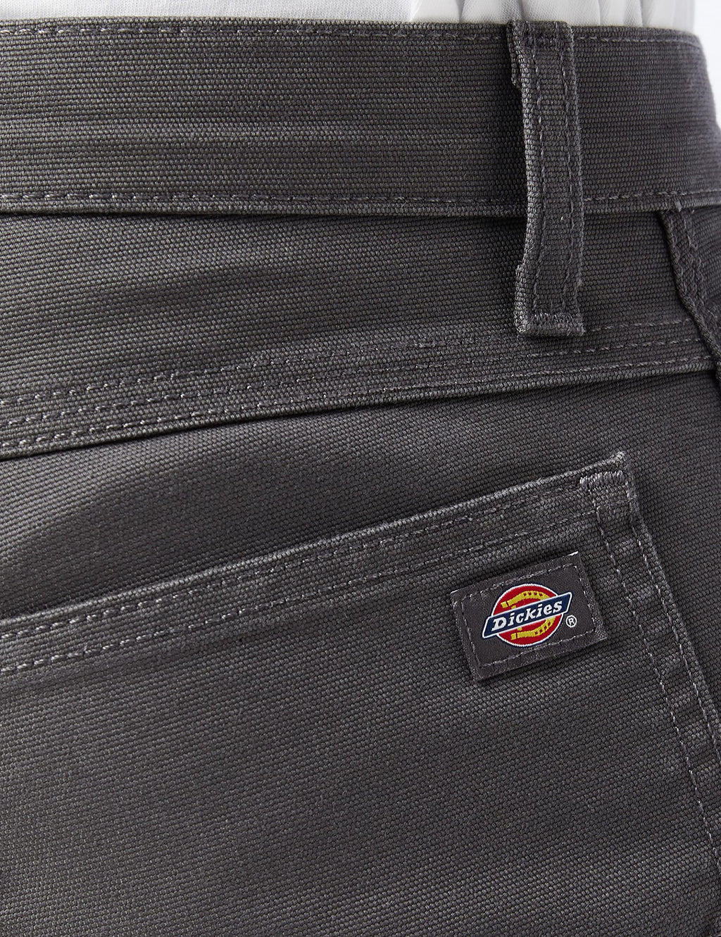 Dickies Mens Tough Max Duck Carpenter Pant, Stonewashed Slate, 34 32