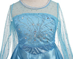 Lito Angels Girls Princess Dress Up Costumes Snow Queen Fancy Birthday Christmas Halloween Party Long Train with Accessories Siz