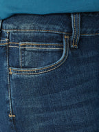Wrangler Riggs Workwear Women's FR Retro Mae Boot Cut Jean, Dark Indigo, 17-30