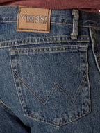 Wrangler mens Rugged Wear Relaxed Straight Fit jeans, Mediterranean, 36W x 32L US