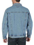 Wrangler mens Rugged Wear Unlined Denim Jacket, Vintage Indigo, 5X-Large US