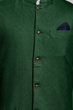 BE ACTIVE Mens Linen Blend Nehru Jacket With Mandarin Collar || Ethnic Koti For Men || Men Koti Formal|| Men Koti Wedding (RFKT