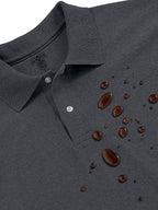Jerzees Men's SpotShield Stain Resistant Polo Shirts (Short & Long, Short Sleeve-Maroon, X-Large