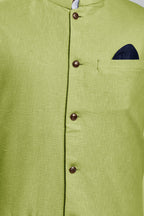BE ACTIVE Mens Linen Blend Nehru Jacket With Mandarin Collar || Ethnic Koti For Men || Men Koti Formal|| Men Koti Wedding (RFKT