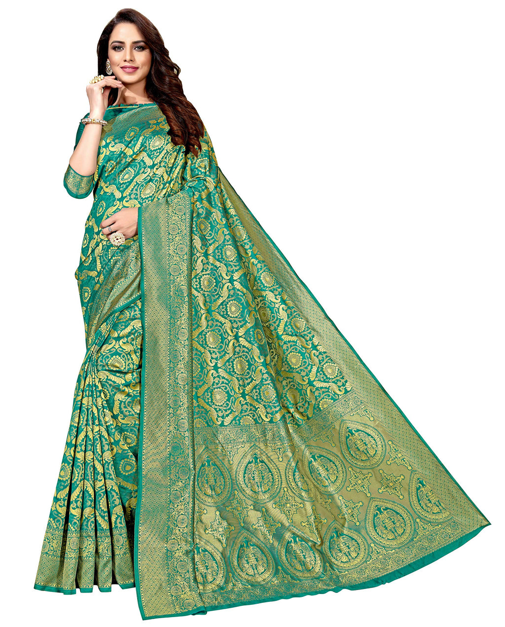 Glory Sarees Womens Kanchipuram Art Silk Saree