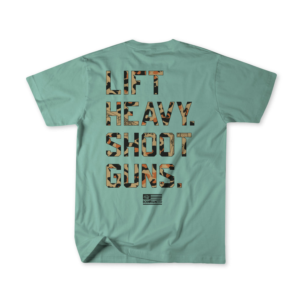 Loaded Leopard LHSG - Seafoam Green Tee
