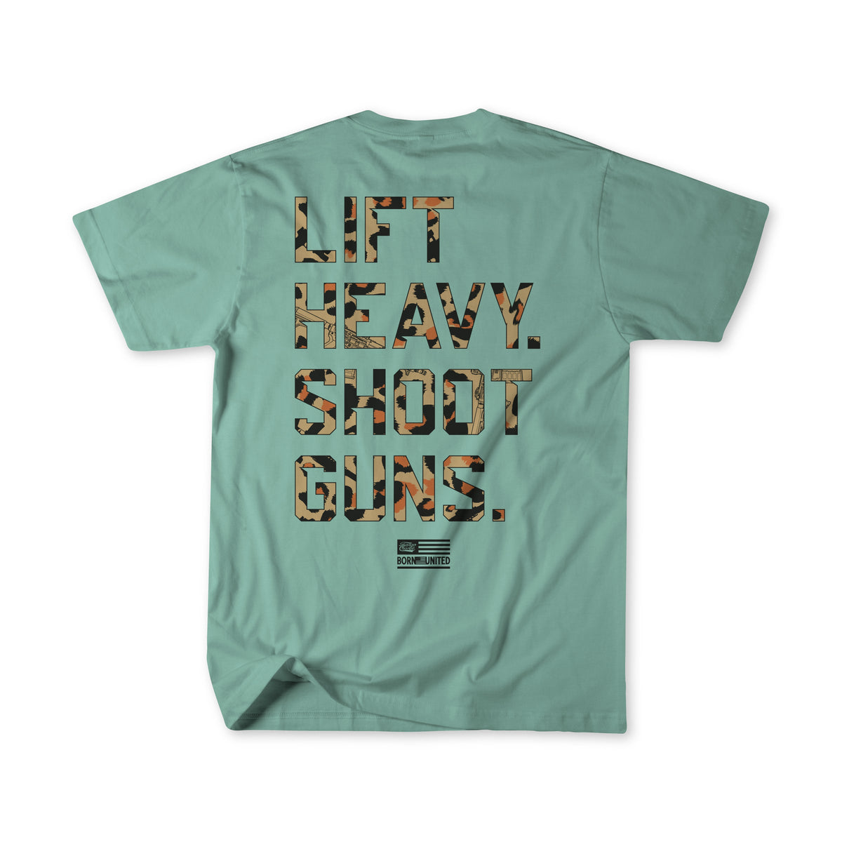 Loaded Leopard LHSG - Seafoam Green Tee