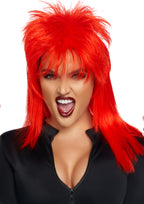 Leg Avenue 21 Unisex rockstar wig. Red Color