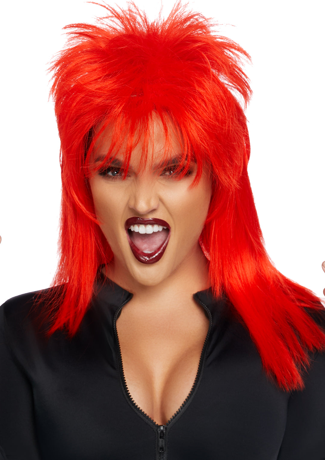 Leg Avenue 21 Unisex rockstar wig. Red Color