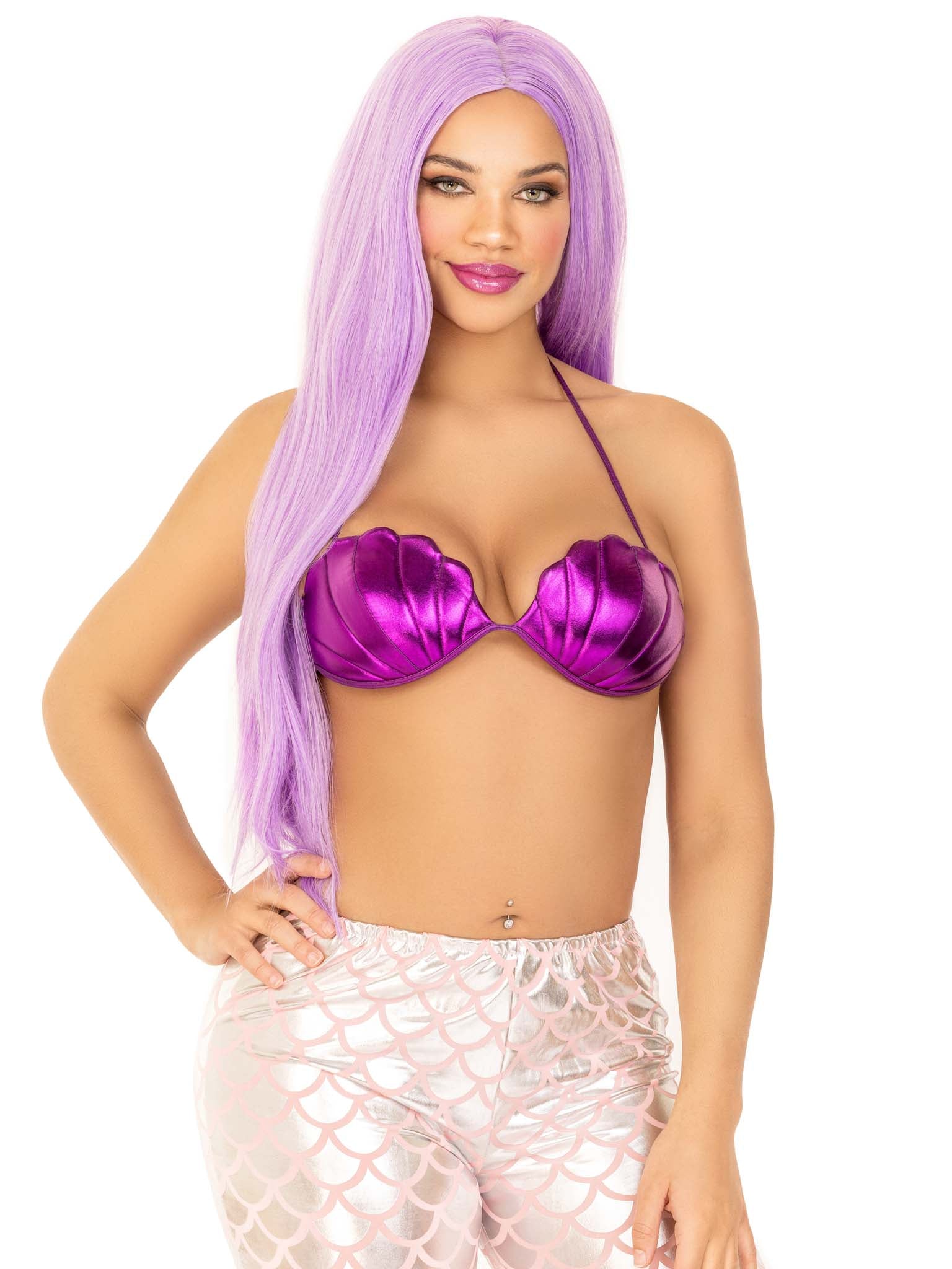 Mermaid shell bra top
