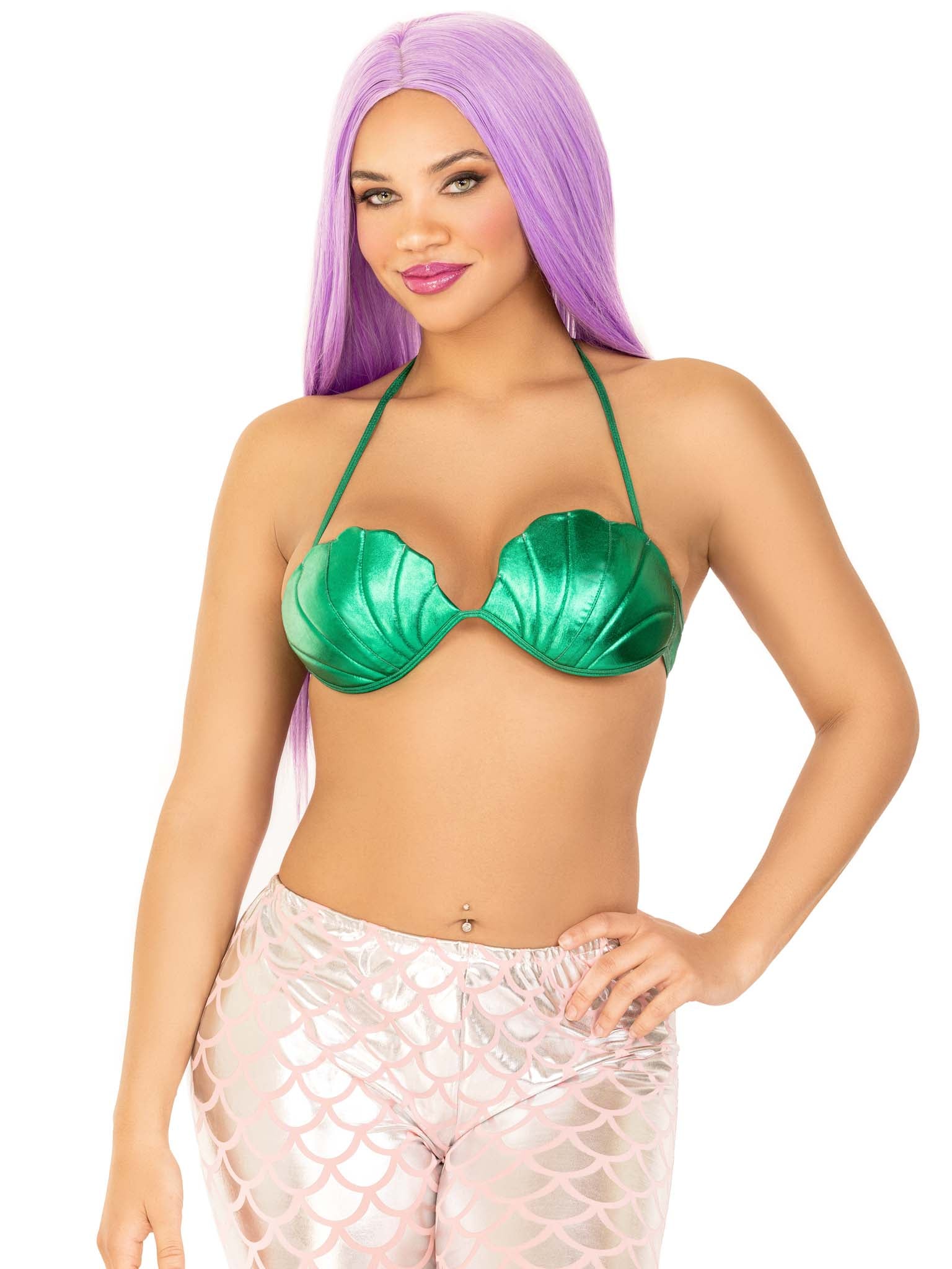 Mermaid shell bra top