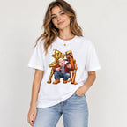 Summer Unisex Tung Tung Tung Sahur T Shirt Women Graphic Streetwear Comfortable，Funny Meme Brainrot T-Shirt Short Sleeve Fashion Clothing