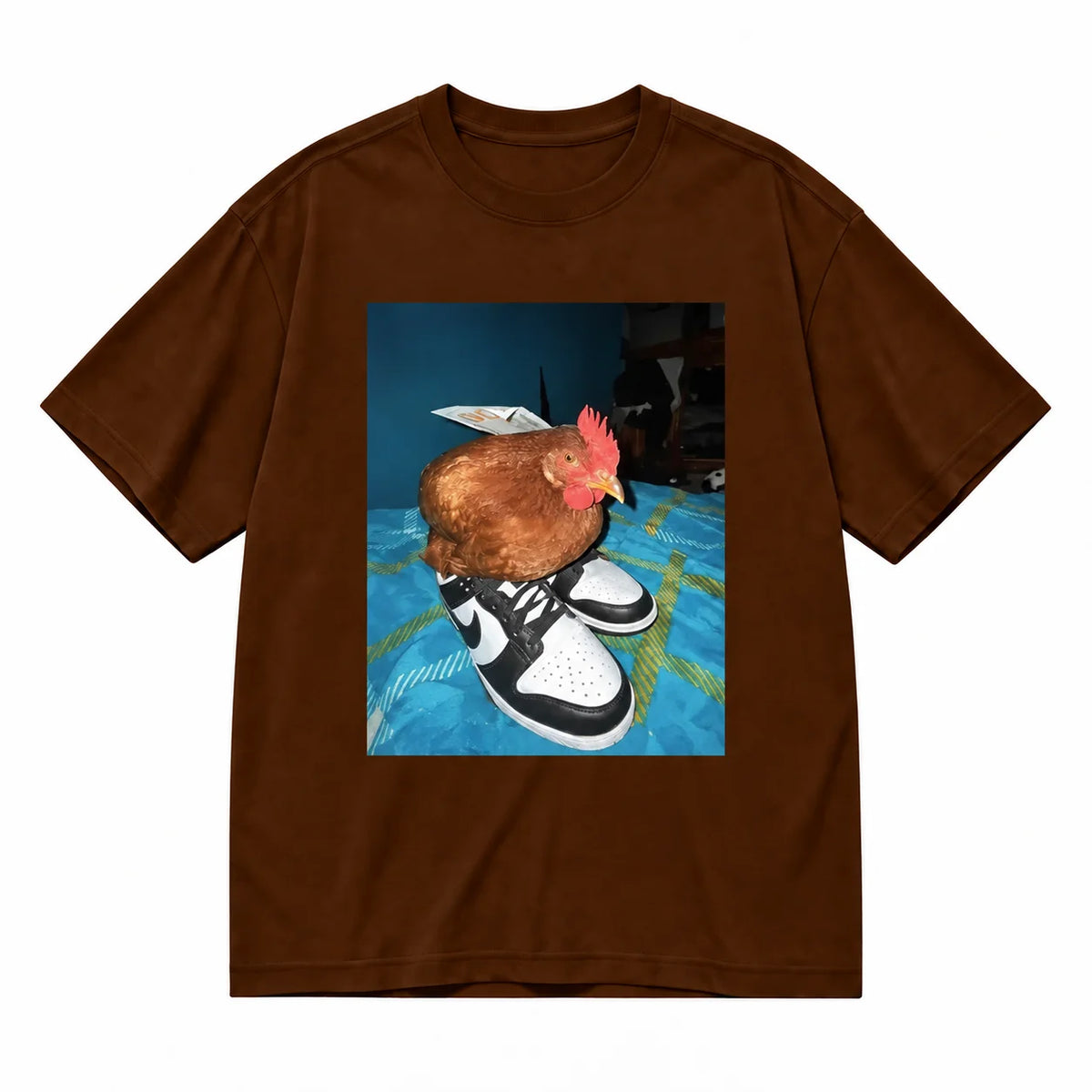 Men Women's Funny Animal Meme Graphic T-Shirt- Menswear Shortsleeve Rock-Inspired Tee, Round Neck, Random Digital Print, Regular Fit, Durable, Machine Washable, All-Season Comfort, Casual Streetwear Unisex Sport Top