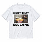Men Women's Funny Animal Meme Graphic T-Shirt- Menswear Shortsleeve Rock-Inspired Tee, Round Neck, Random Digital Print, Regular Fit, Durable, Machine Washable, All-Season Comfort, Casual Streetwear Unisex Sport Top