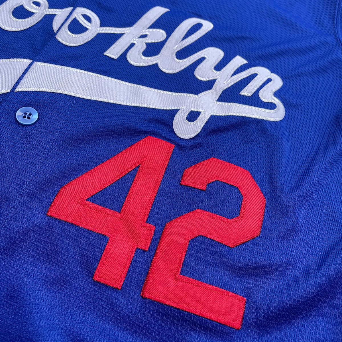 Men's #42 Jackie Robinson Legend Baseball Jersey Blue/White/Beige，Letter Embroidery Baseball Shirt, Fan Holiday Gift