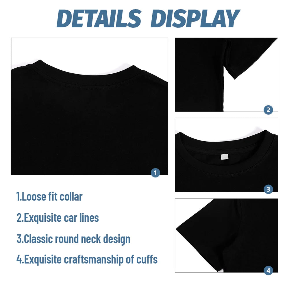 Men Women's Funny Animal Meme Graphic T-Shirt- Menswear Shortsleeve Rock-Inspired Tee, Round Neck, Random Digital Print, Regular Fit, Durable, Machine Washable, All-Season Comfort, Casual Streetwear Unisex Sport Top