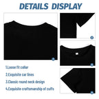 Men Women's Funny Animal Meme Graphic T-Shirt- Menswear Shortsleeve Rock-Inspired Tee, Round Neck, Random Digital Print, Regular Fit, Durable, Machine Washable, All-Season Comfort, Casual Streetwear Unisex Sport Top